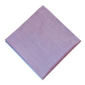 Iris Purple Shot Silk Pocket Square Handkerchief